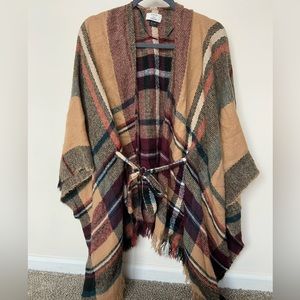 Sweater overlay/poncho